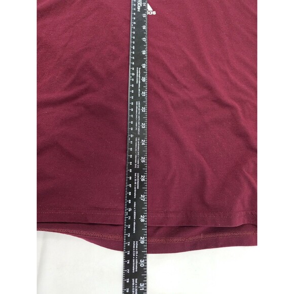 TEXAS STATE UNIVERSITY BOBCATS T Shirt By ADIDAS Mens 2XL Maroon W/ Gold Logo - Picture 6 of 6